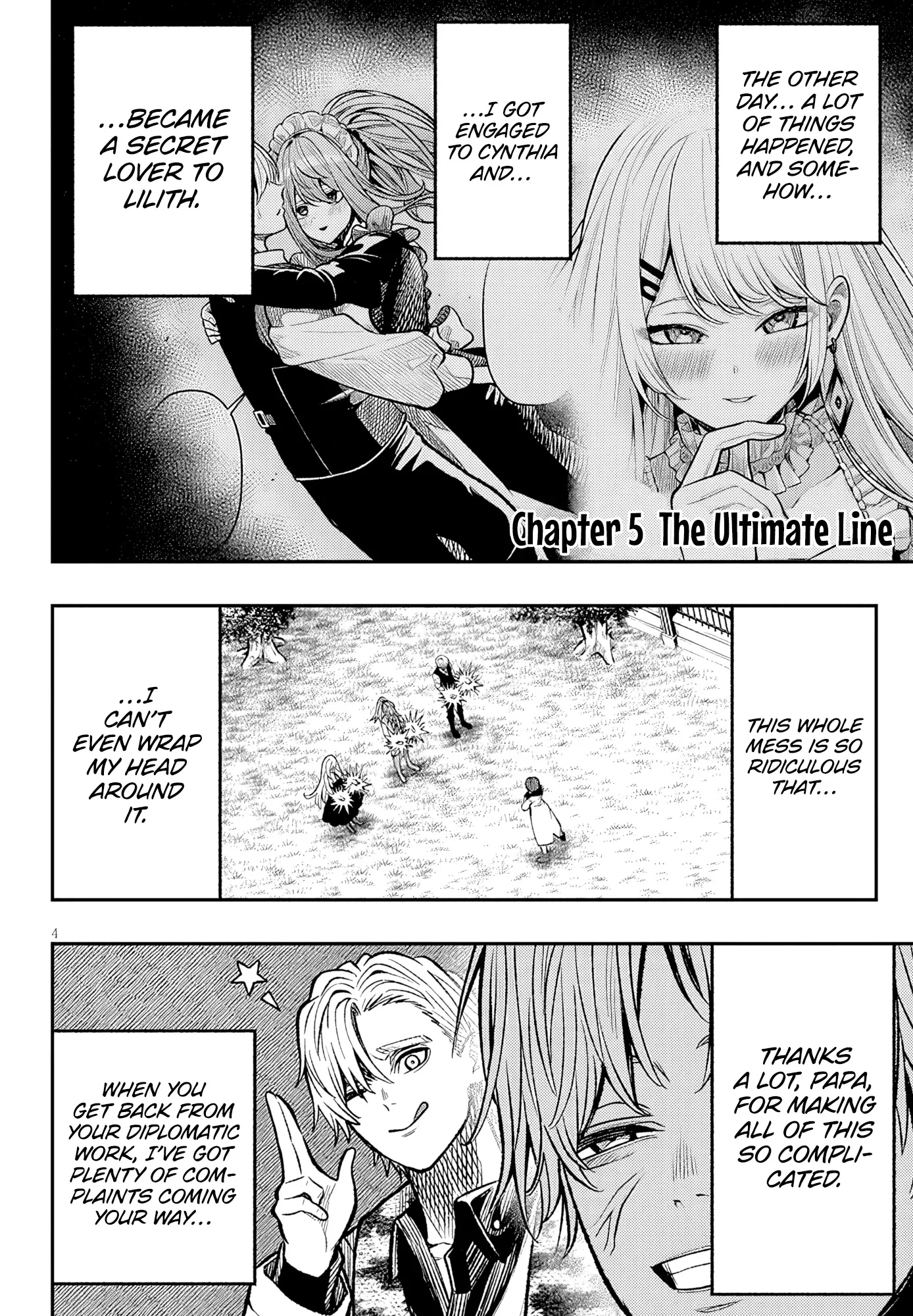 Taida na Akujoku Kizoku ni Tensei shita Ore, Scenario wo Bukkowashitara Kikakugai no Maryoku de Saikyou ni Natta capítulo 5, página 4