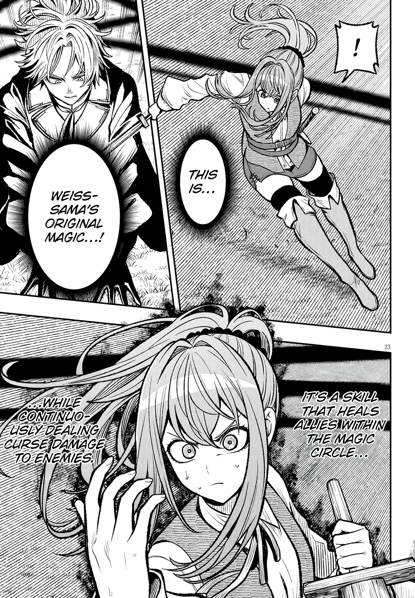 Taida na Akujoku Kizoku ni Tensei shita Ore, Scenario wo Bukkowashitara Kikakugai no Maryoku de Saikyou ni Natta capítulo 5, página 23
