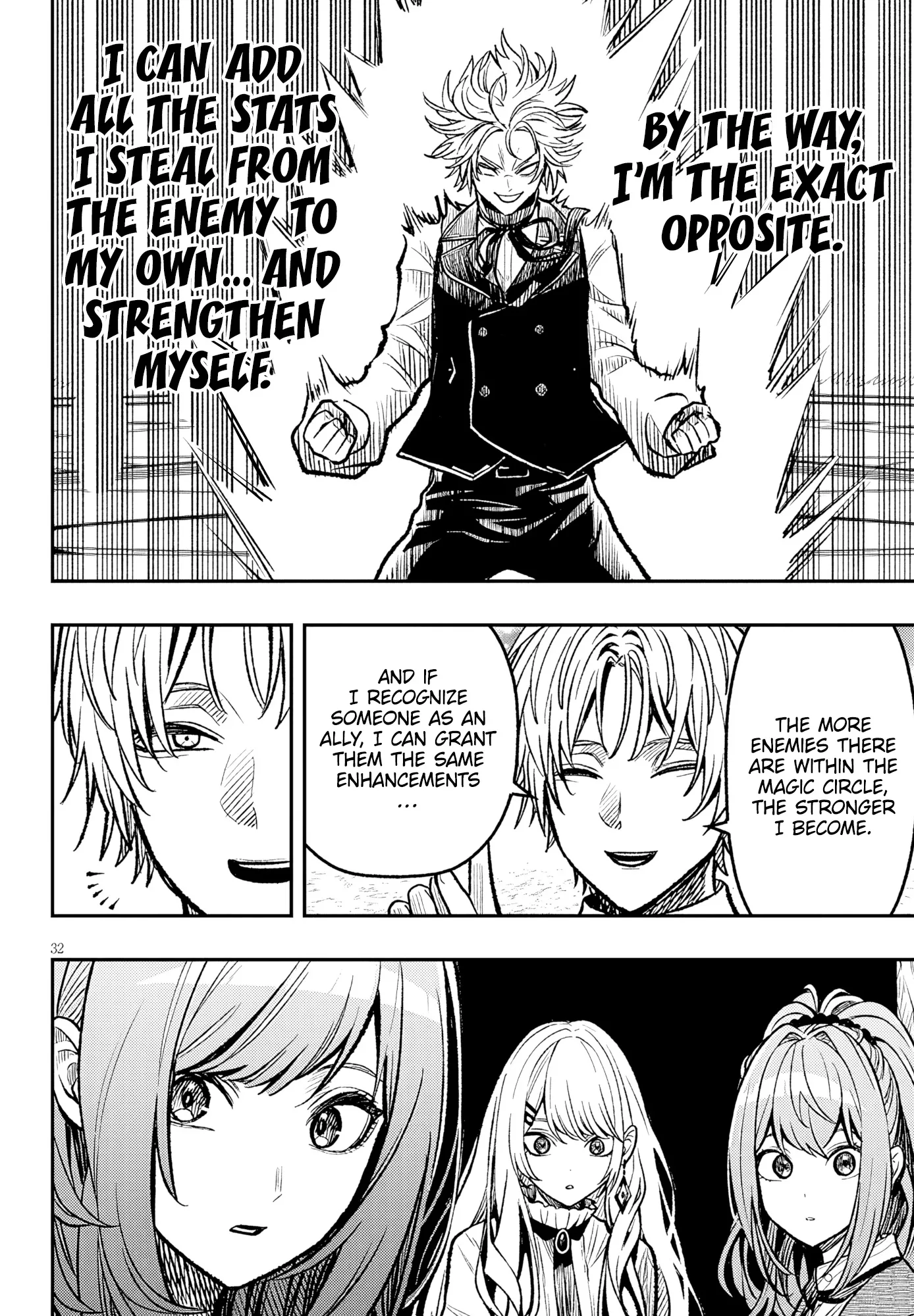 Taida na Akujoku Kizoku ni Tensei shita Ore, Scenario wo Bukkowashitara Kikakugai no Maryoku de Saikyou ni Natta capítulo 5, página 32
