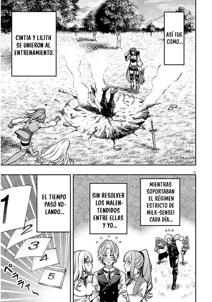 Taida na Akujoku Kizoku ni Tensei shita Ore, Scenario wo Bukkowashitara Kikakugai no Maryoku de Saikyou ni Natta capítulo 5, página 37