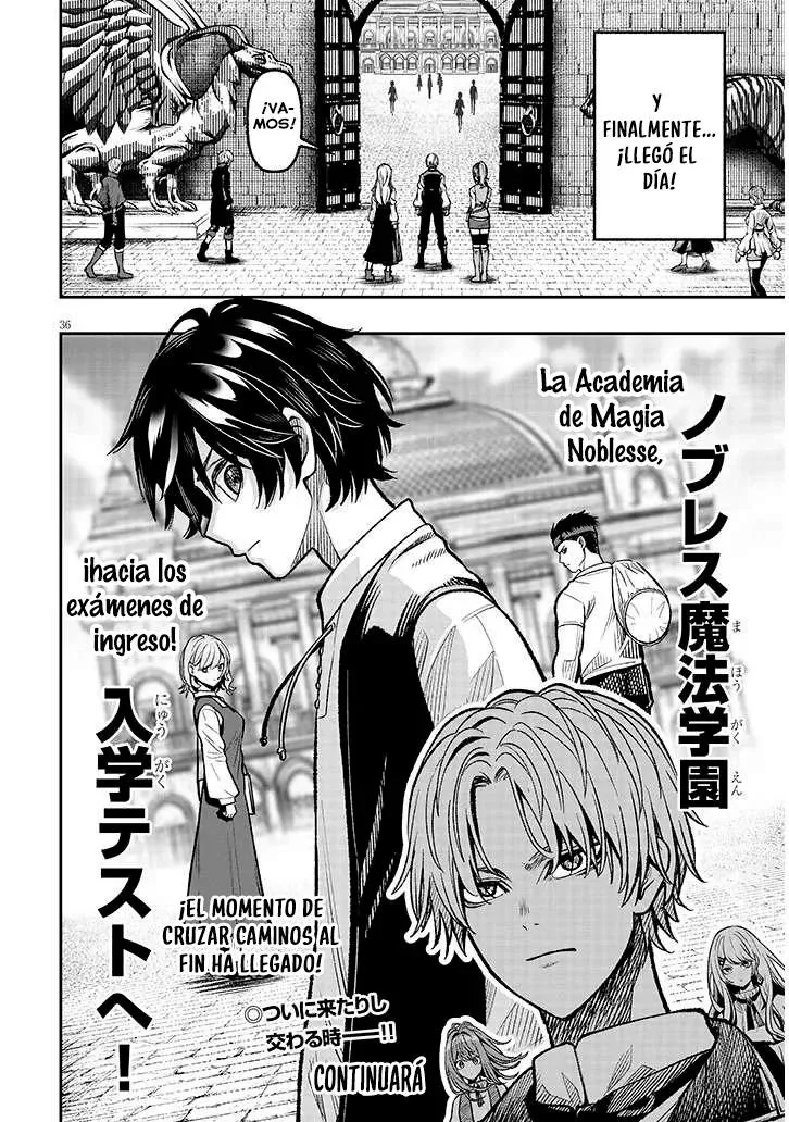 Taida na Akujoku Kizoku ni Tensei shita Ore, Scenario wo Bukkowashitara Kikakugai no Maryoku de Saikyou ni Natta capítulo 5, página 38