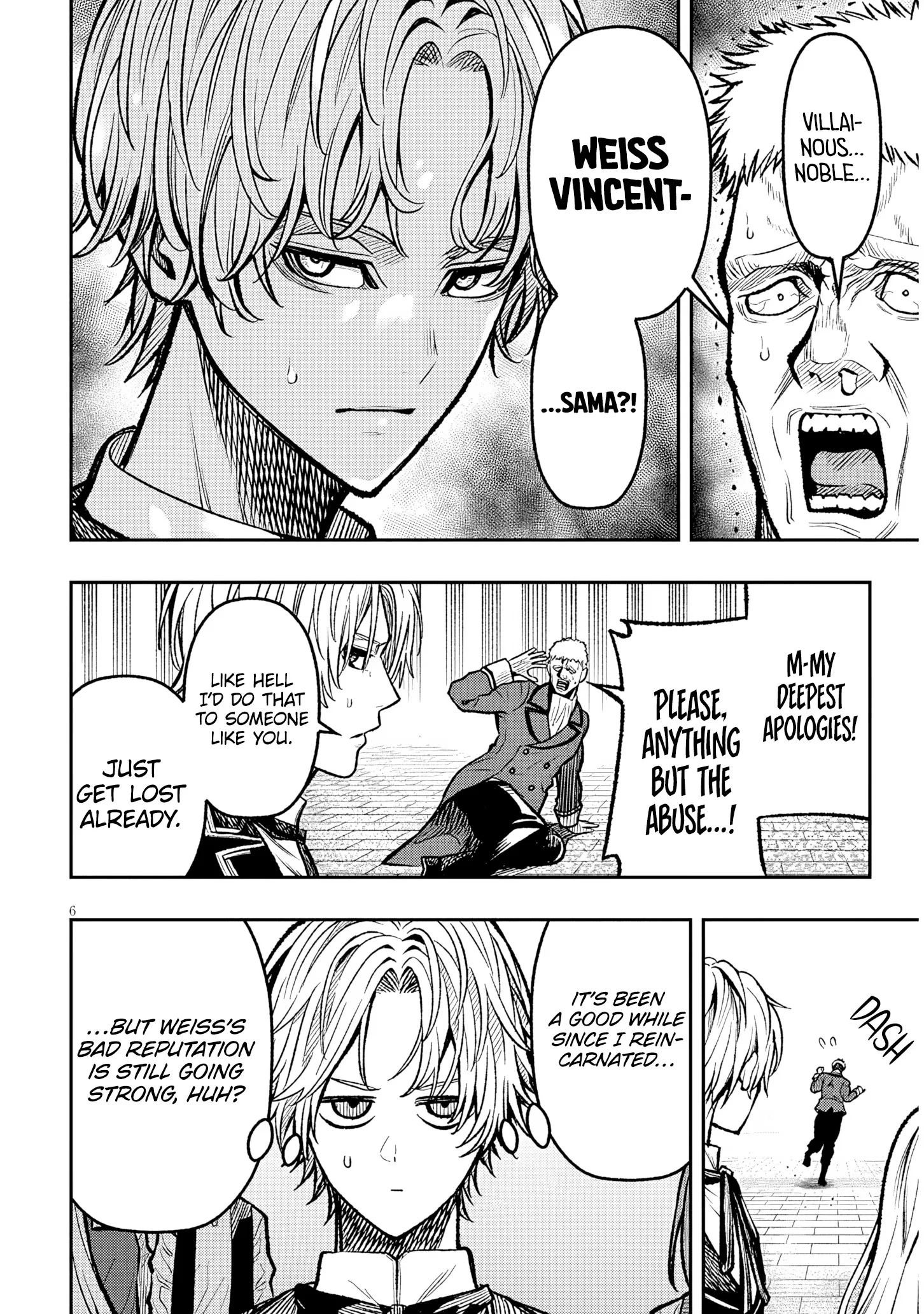 Taida na Akujoku Kizoku ni Tensei shita Ore, Scenario wo Bukkowashitara Kikakugai no Maryoku de Saikyou ni Natta capítulo 6, página 6