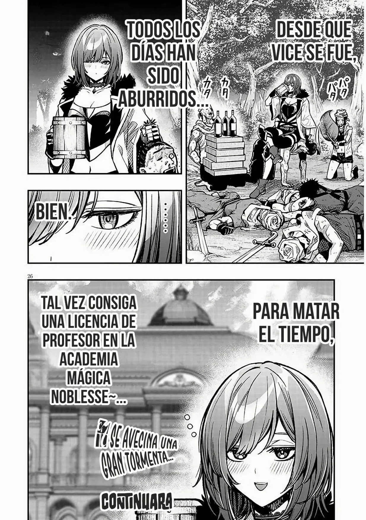 Taida na Akujoku Kizoku ni Tensei shita Ore, Scenario wo Bukkowashitara Kikakugai no Maryoku de Saikyou ni Natta capítulo 7, página 27