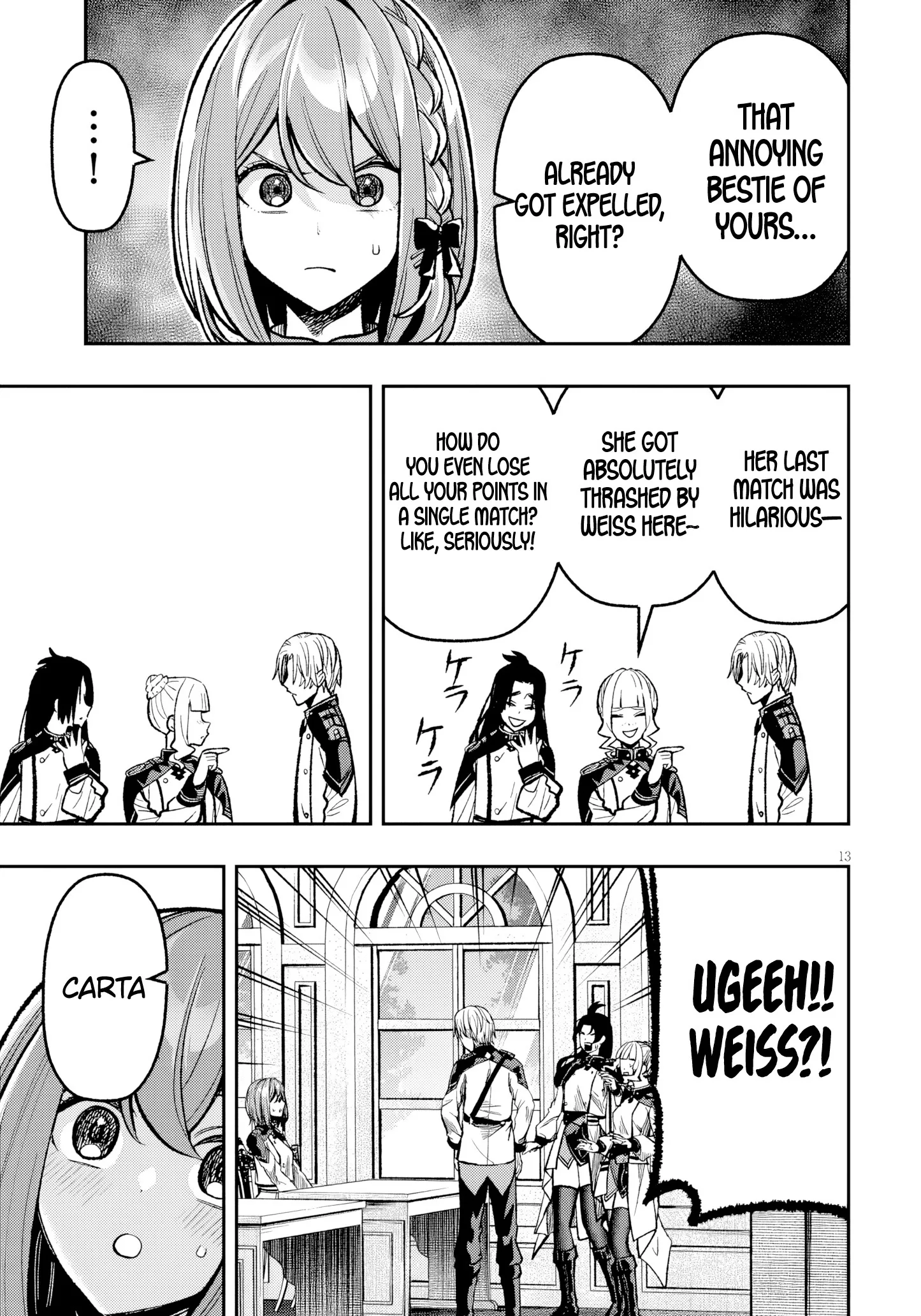 Taida na Akujoku Kizoku ni Tensei shita Ore, Scenario wo Bukkowashitara Kikakugai no Maryoku de Saikyou ni Natta capítulo 9, página 14