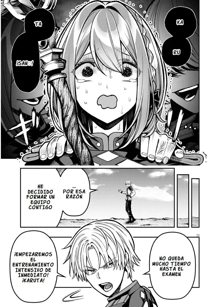 Taida na Akujoku Kizoku ni Tensei shita Ore, Scenario wo Bukkowashitara Kikakugai no Maryoku de Saikyou ni Natta capítulo 9, página 27