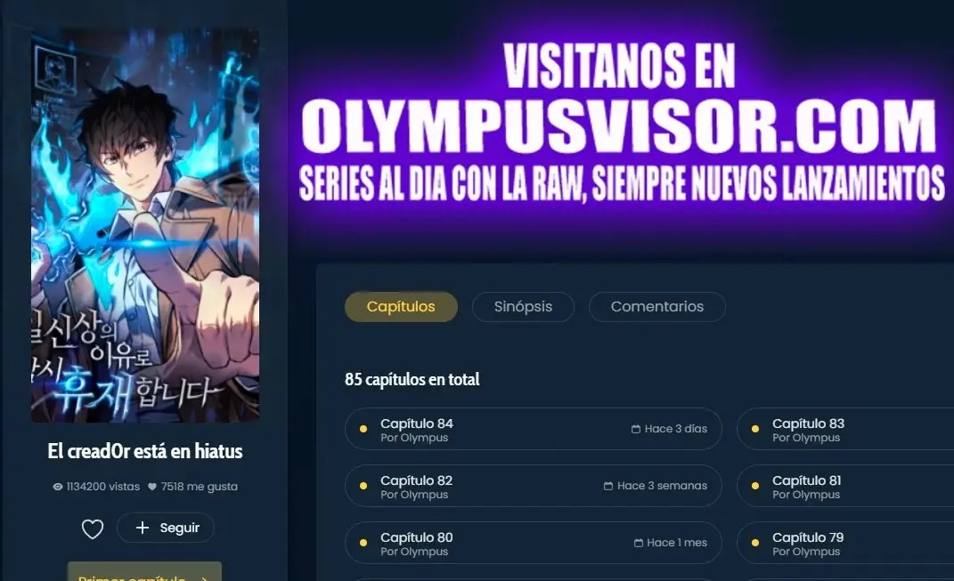 The Creator is on Hiatus capítulo 32, página 34
