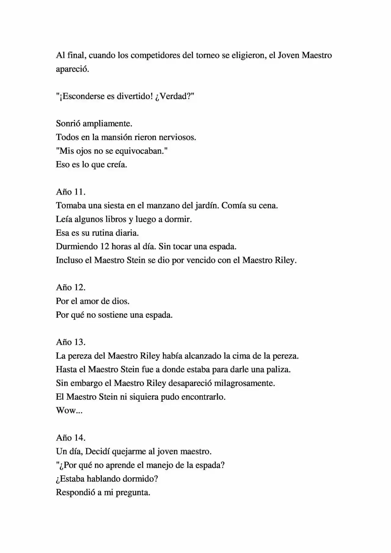 The Lazy Swordmaster capítulo 0, página 4