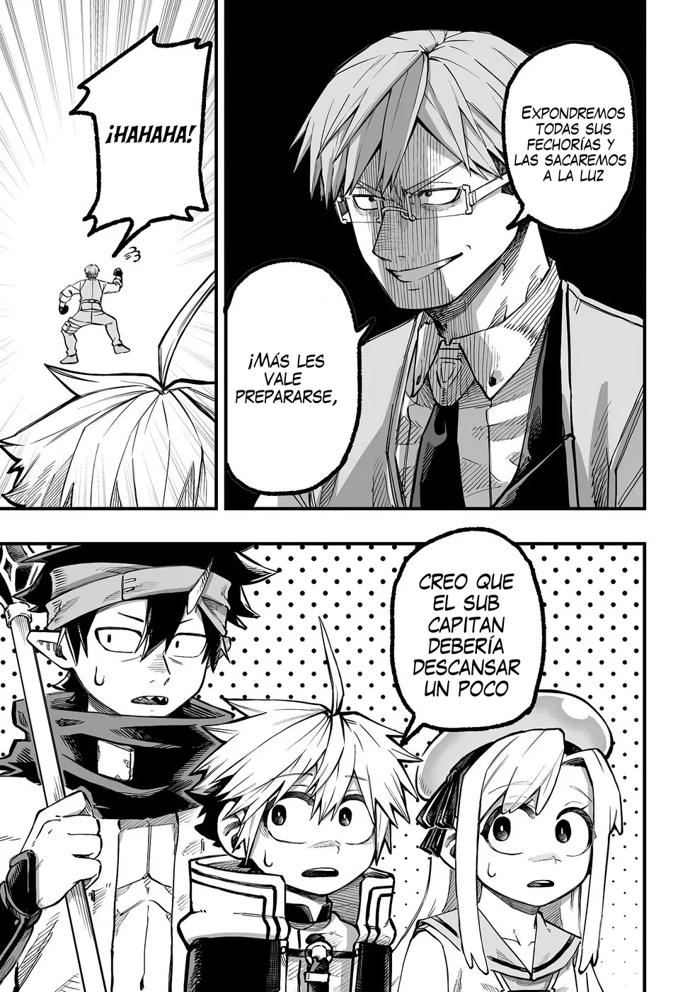 Yoheidan no Itoshigo: Shinikake Koji wa Saikyou Shisho-tachi ni Sodaterareru capítulo 10, página 32