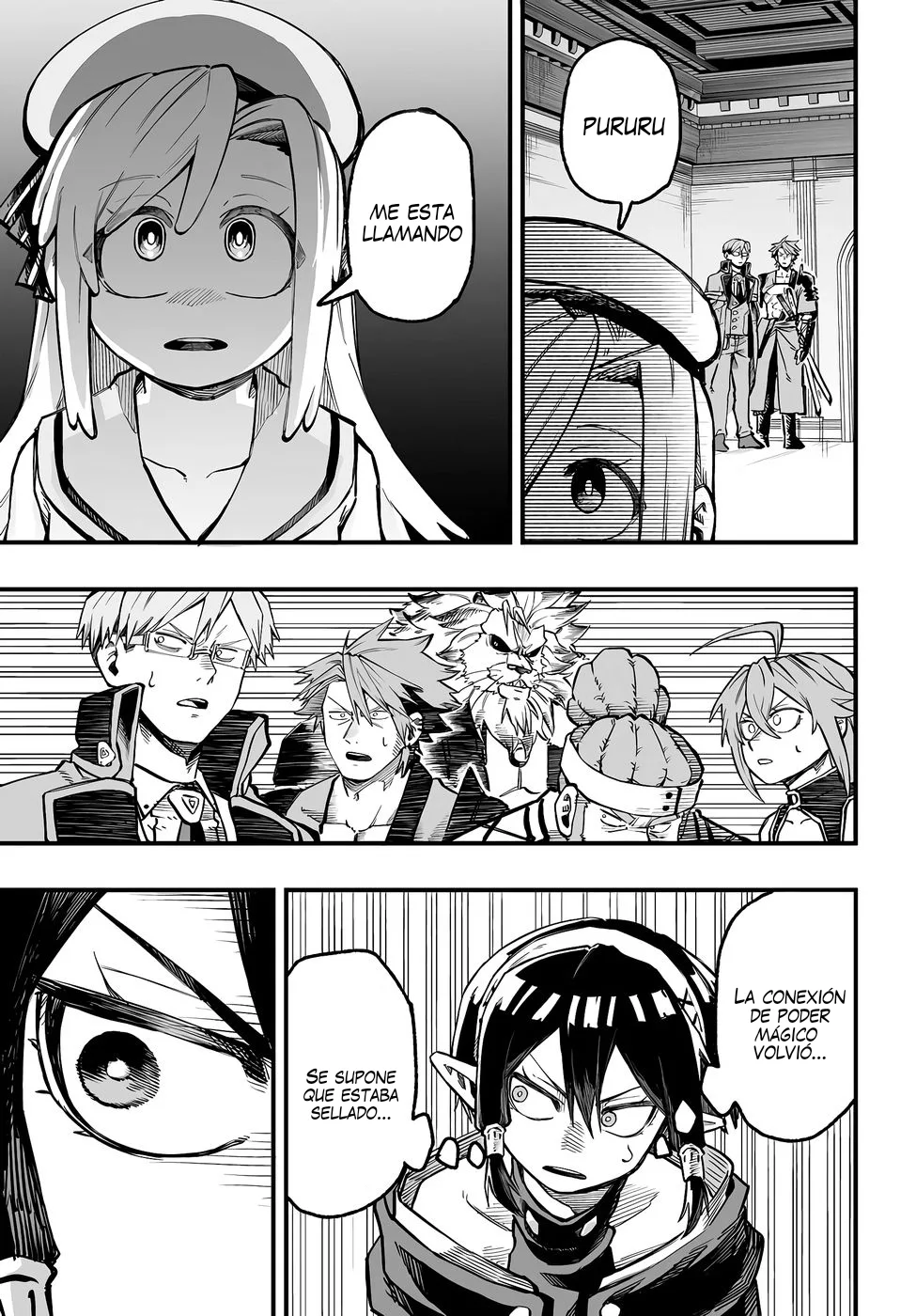 Yoheidan no Itoshigo: Shinikake Koji wa Saikyou Shisho-tachi ni Sodaterareru capítulo 11, página 32