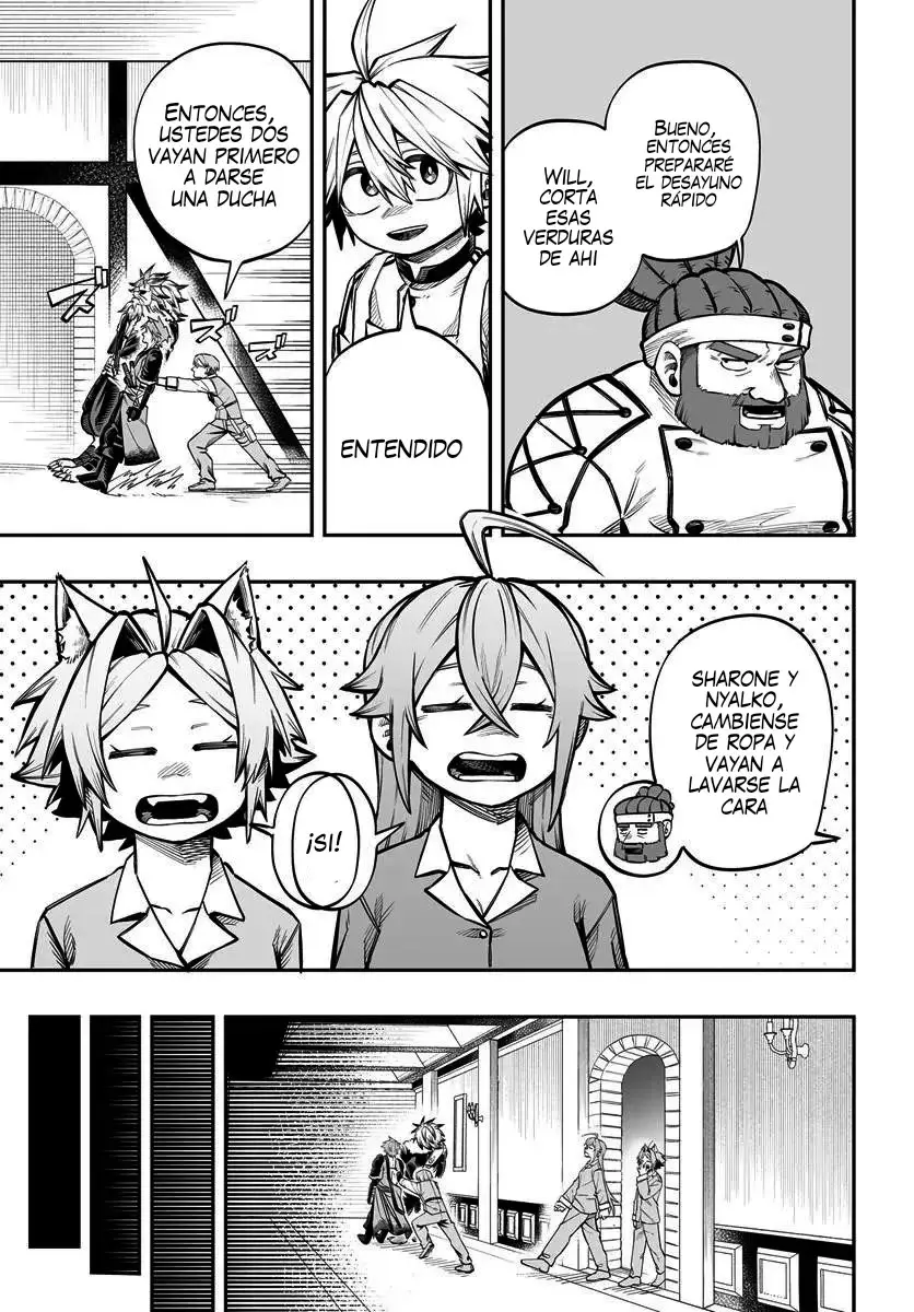 Yoheidan no Itoshigo: Shinikake Koji wa Saikyou Shisho-tachi ni Sodaterareru capítulo 17, página 8
