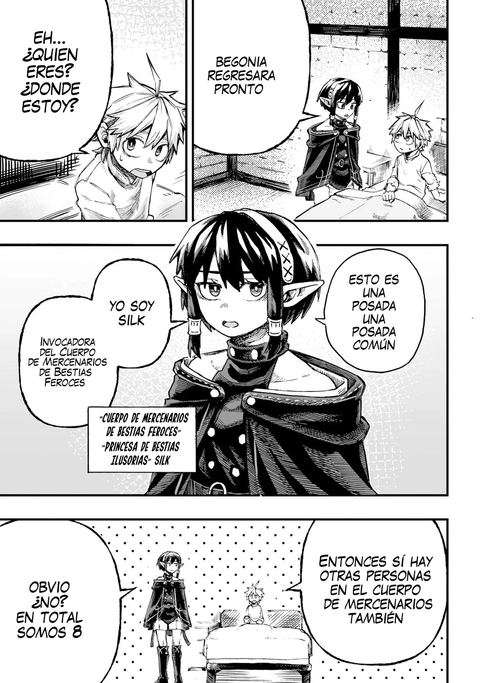 Yoheidan no Itoshigo: Shinikake Koji wa Saikyou Shisho-tachi ni Sodaterareru capítulo 2, página 4