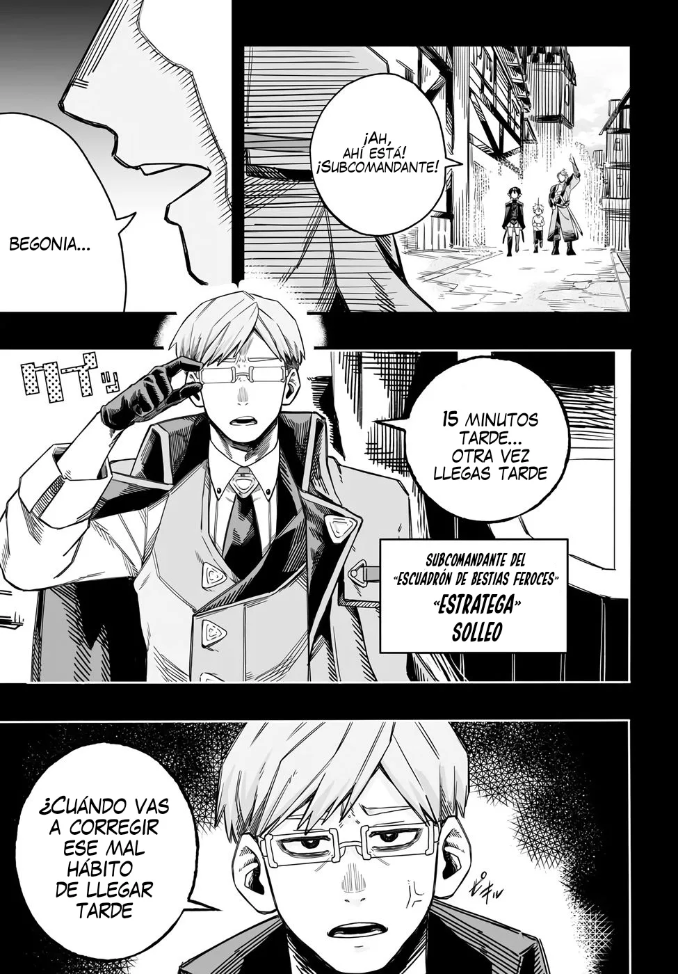 Yoheidan no Itoshigo: Shinikake Koji wa Saikyou Shisho-tachi ni Sodaterareru capítulo 3, página 8