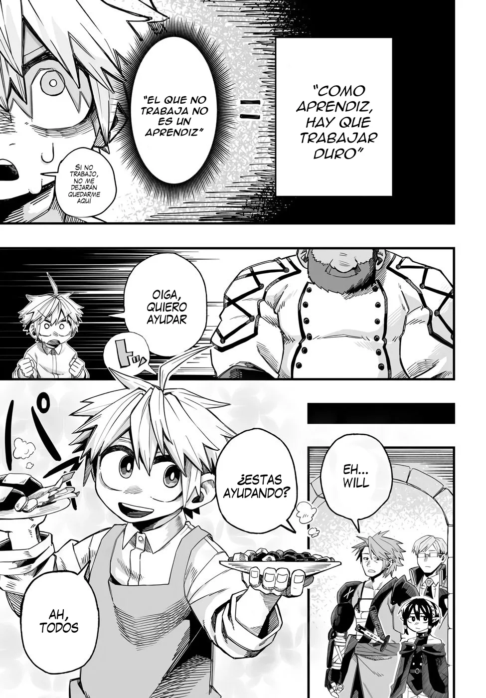 Yoheidan no Itoshigo: Shinikake Koji wa Saikyou Shisho-tachi ni Sodaterareru capítulo 4, página 16
