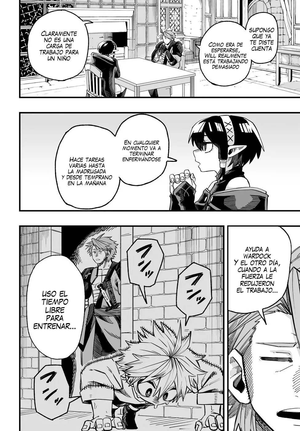 Yoheidan no Itoshigo: Shinikake Koji wa Saikyou Shisho-tachi ni Sodaterareru capítulo 5, página 3