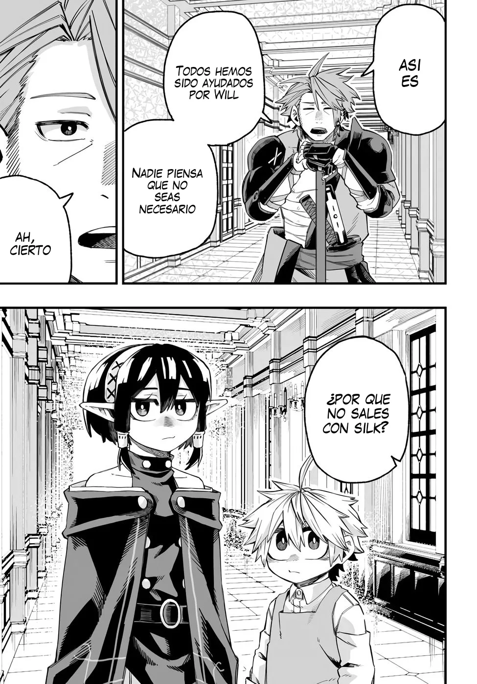 Yoheidan no Itoshigo: Shinikake Koji wa Saikyou Shisho-tachi ni Sodaterareru capítulo 5, página 8