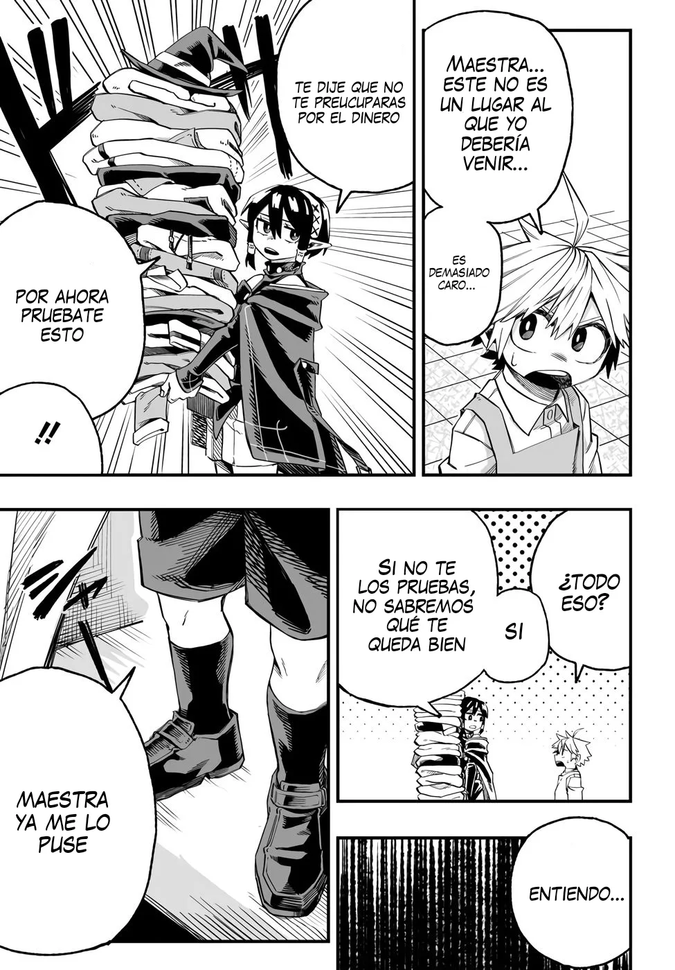 Yoheidan no Itoshigo: Shinikake Koji wa Saikyou Shisho-tachi ni Sodaterareru capítulo 5, página 12