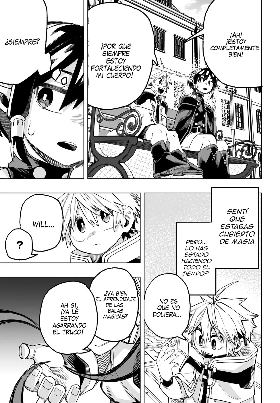 Yoheidan no Itoshigo: Shinikake Koji wa Saikyou Shisho-tachi ni Sodaterareru capítulo 5, página 30