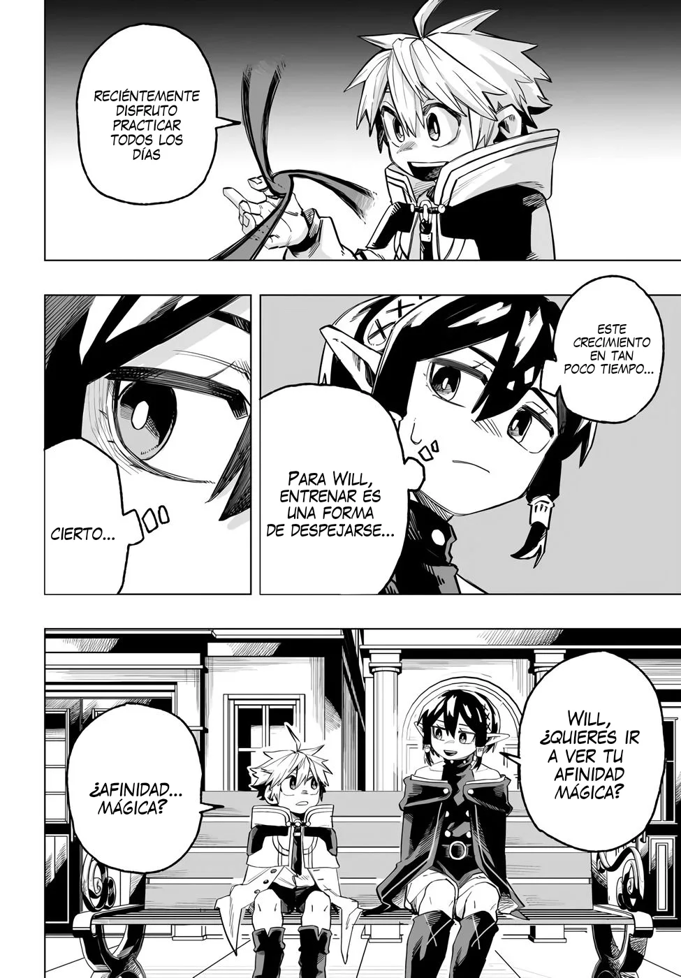 Yoheidan no Itoshigo: Shinikake Koji wa Saikyou Shisho-tachi ni Sodaterareru capítulo 5, página 31