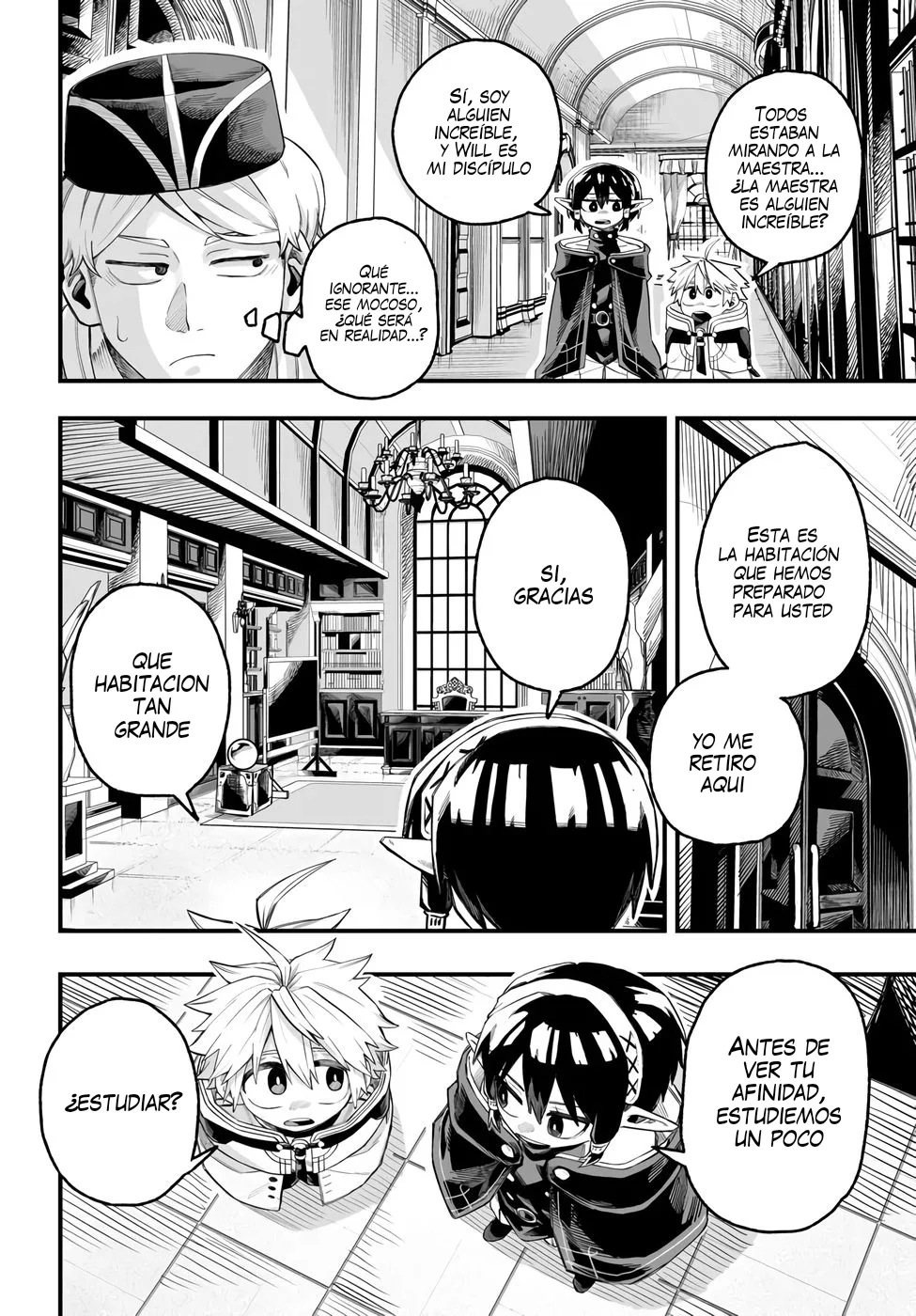 Yoheidan no Itoshigo: Shinikake Koji wa Saikyou Shisho-tachi ni Sodaterareru capítulo 6, página 5