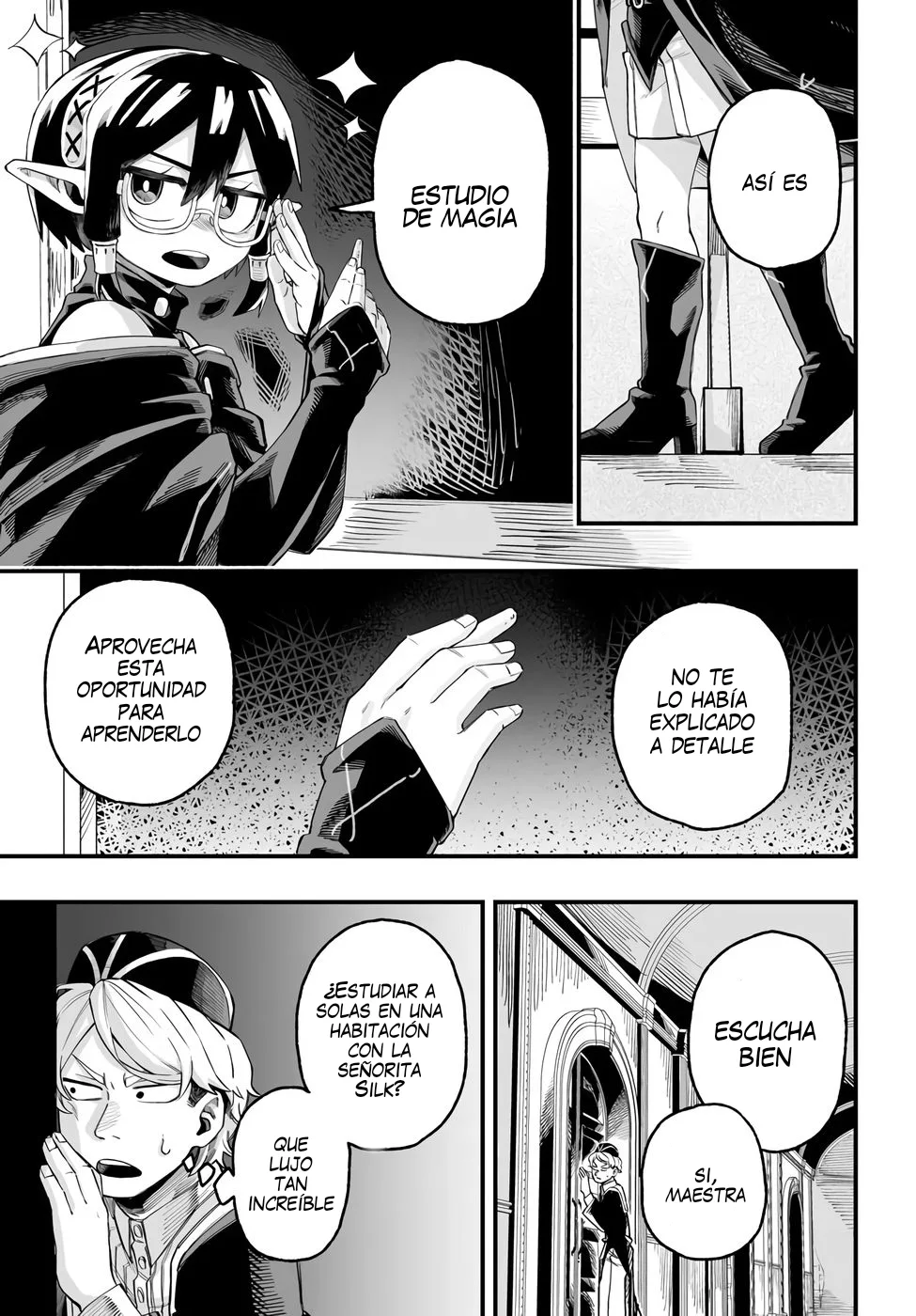 Yoheidan no Itoshigo: Shinikake Koji wa Saikyou Shisho-tachi ni Sodaterareru capítulo 6, página 6