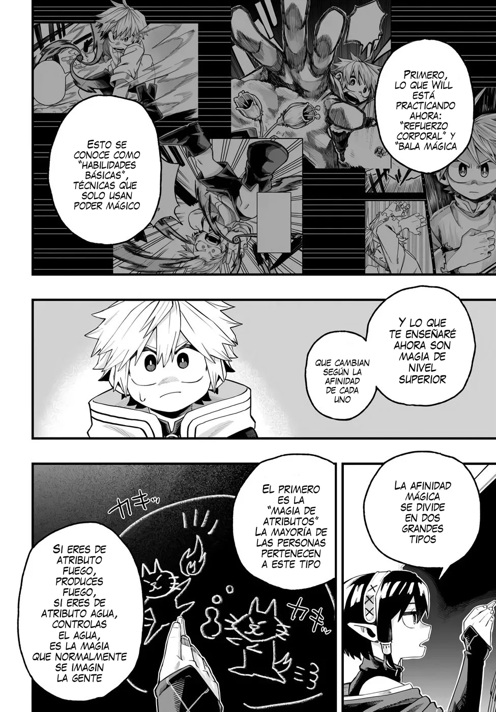 Yoheidan no Itoshigo: Shinikake Koji wa Saikyou Shisho-tachi ni Sodaterareru capítulo 6, página 7