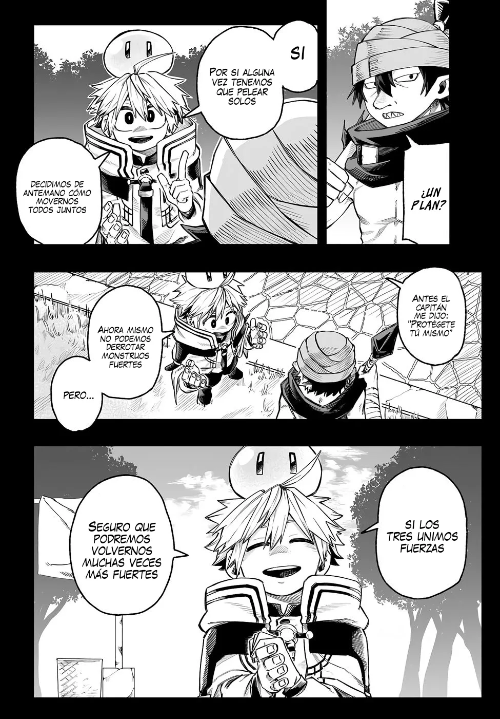 Yoheidan no Itoshigo: Shinikake Koji wa Saikyou Shisho-tachi ni Sodaterareru capítulo 8, página 5