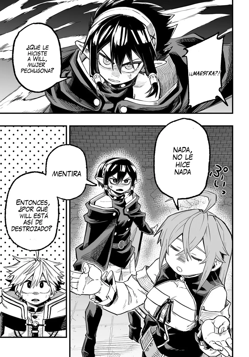 Yoheidan no Itoshigo: Shinikake Koji wa Saikyou Shisho-tachi ni Sodaterareru capítulo 8, página 32