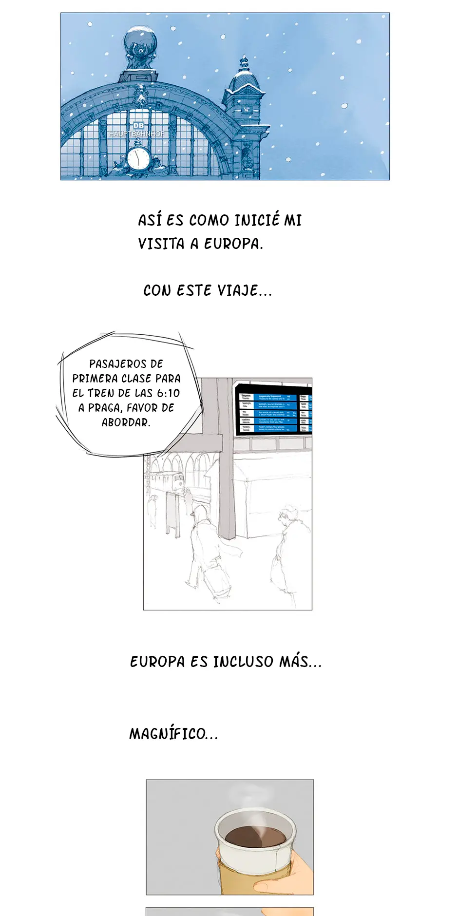 100 Días en Europa capítulo 1, página 5