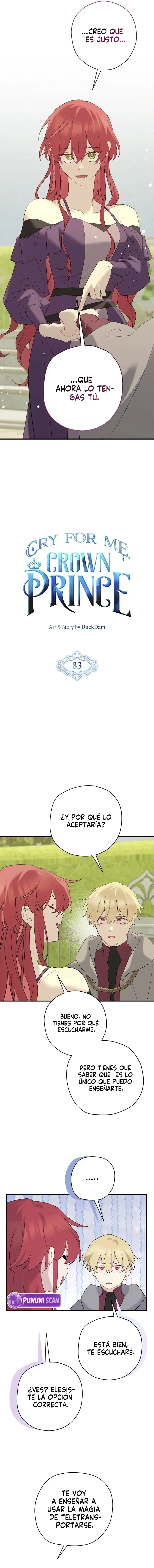 Por favor llora, Príncipe heredero capítulo 83, página 5
