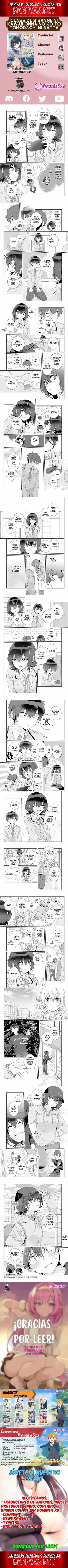 Class de 2-banme ni Kawaii Onnanoko to Tomodachi ni Natta capítulo 3.2, página 1