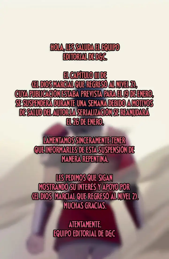 El Dios Marcial que Regresó al nivel 2 capítulo 110.5, página 1
