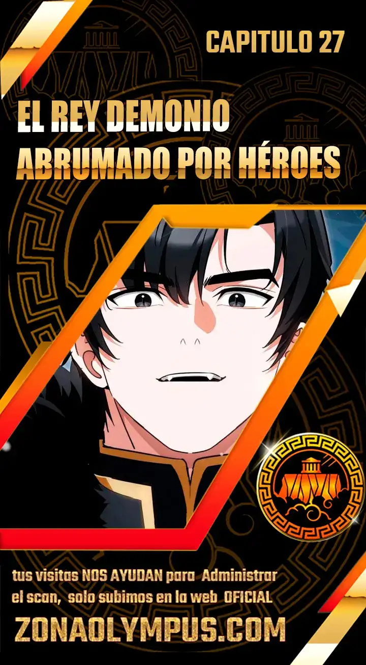 El Rey Demonio Abrumado por Héroes capítulo 27, página 1
