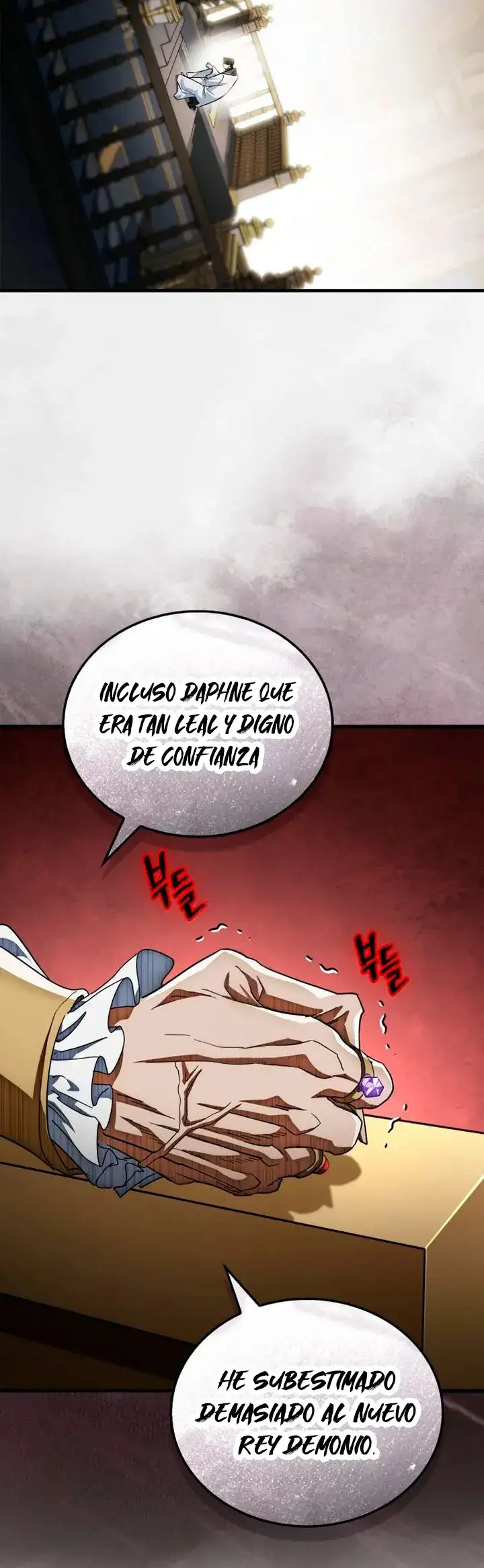 El Rey Demonio Abrumado por Héroes capítulo 27, página 72