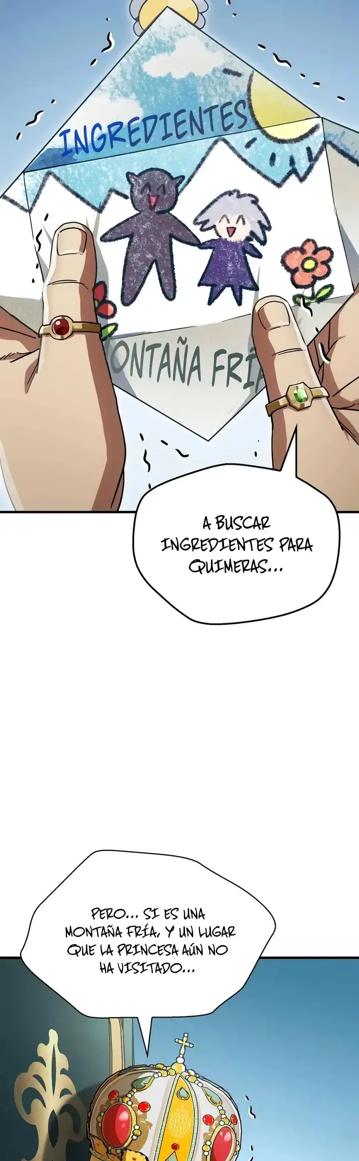 El Rey Demonio Abrumado por Héroes capítulo 31, página 48