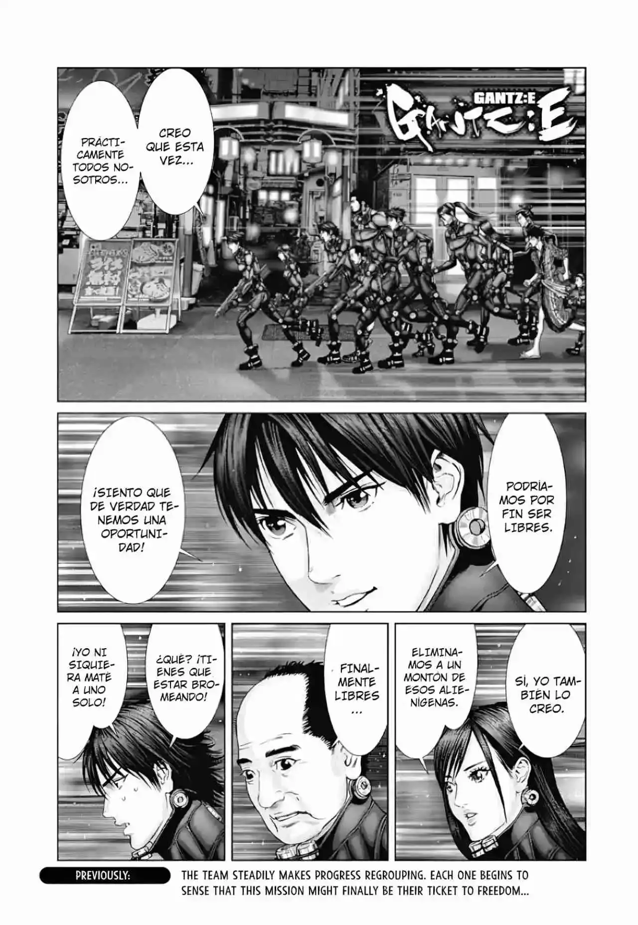 Gantz:E capítulo 77, página 1