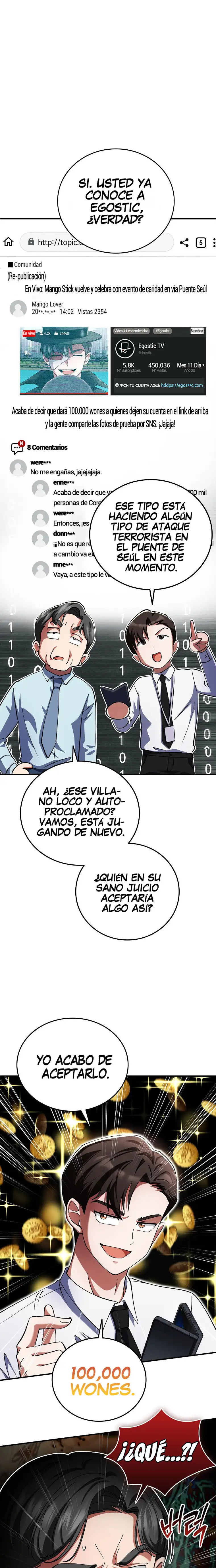 Me convertí en el villano con el que la heroína está obsesionada capítulo 22, página 8