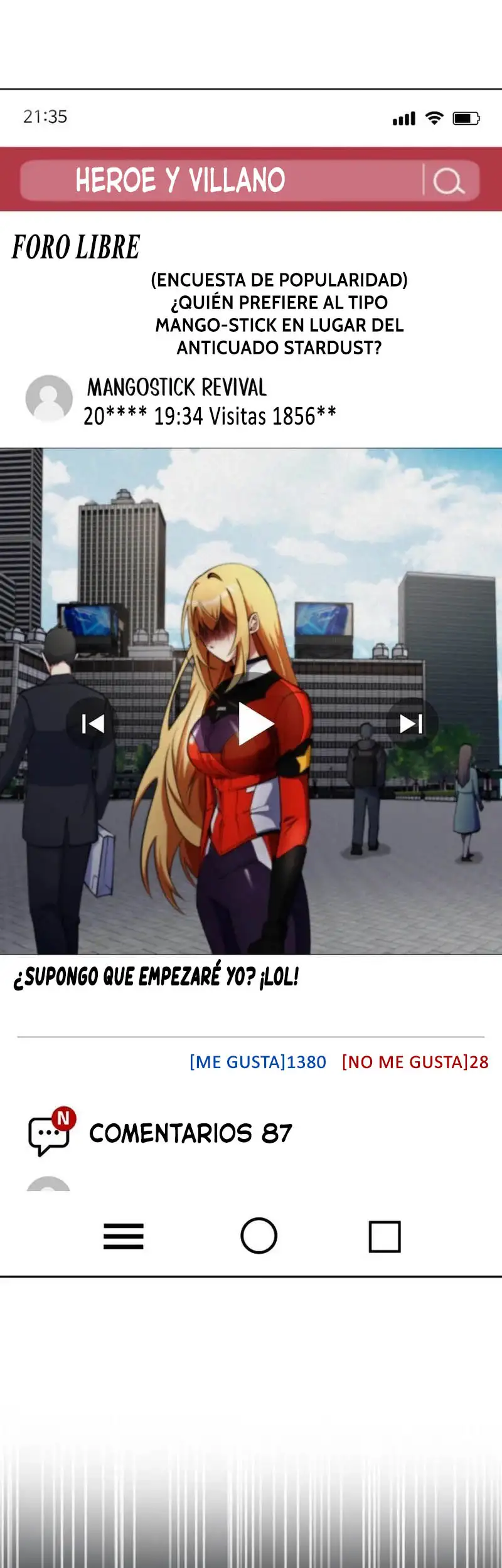 Me convertí en el villano con el que la heroína está obsesionada capítulo 6, página 71