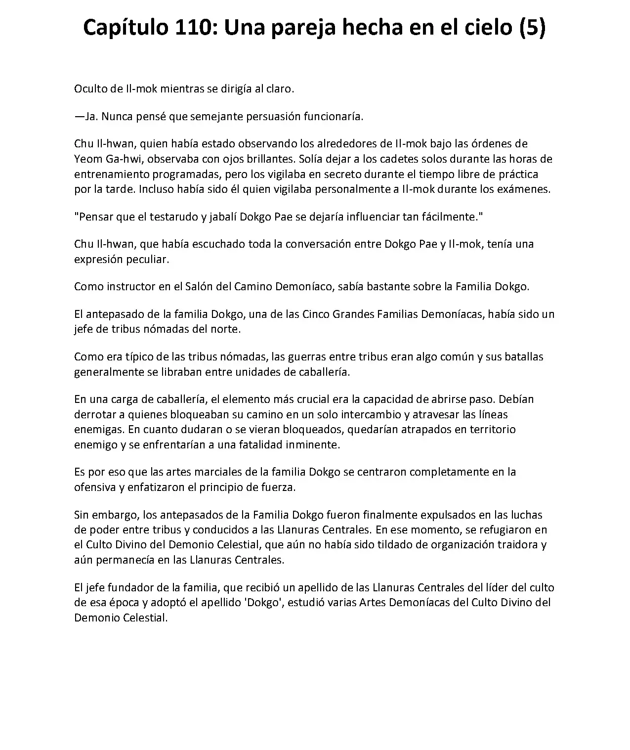 Obligado a ser Demonio Celestial capítulo 110, página 2