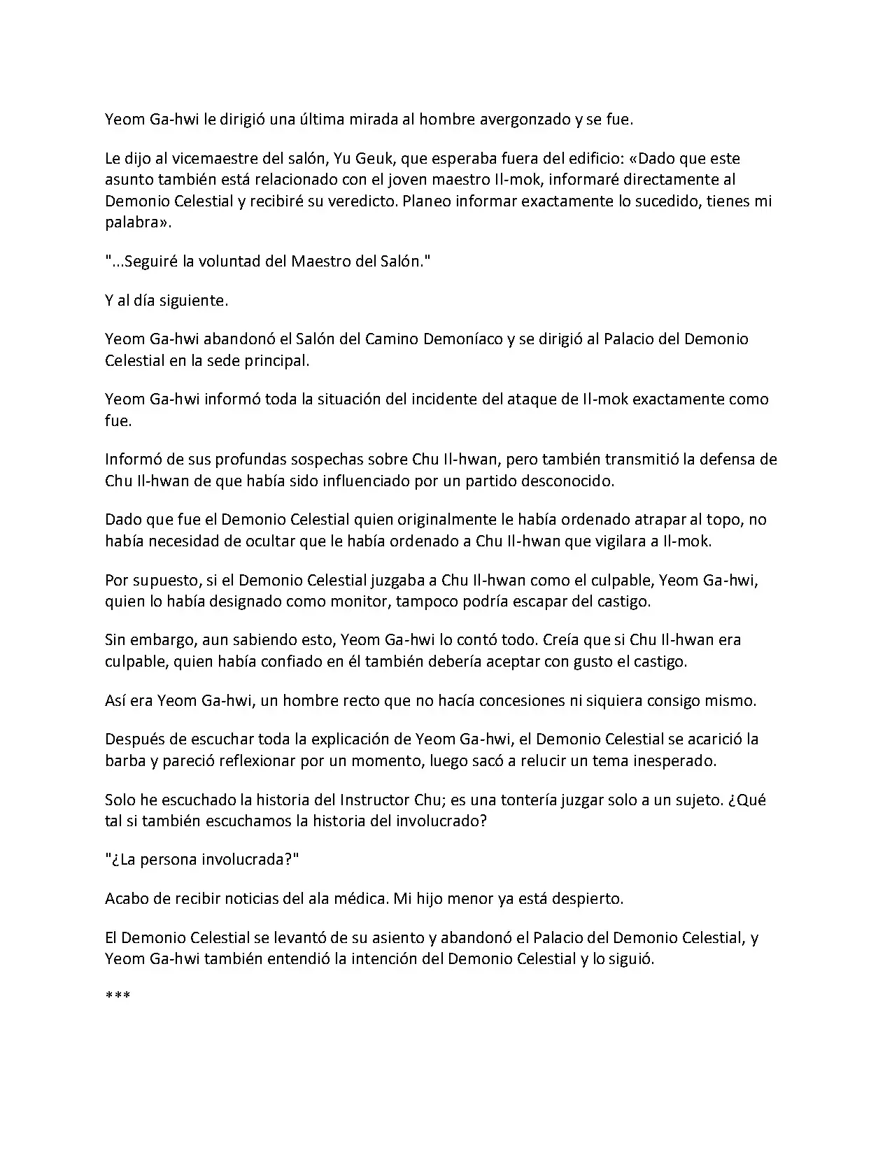 Obligado a ser Demonio Celestial capítulo 116, página 8