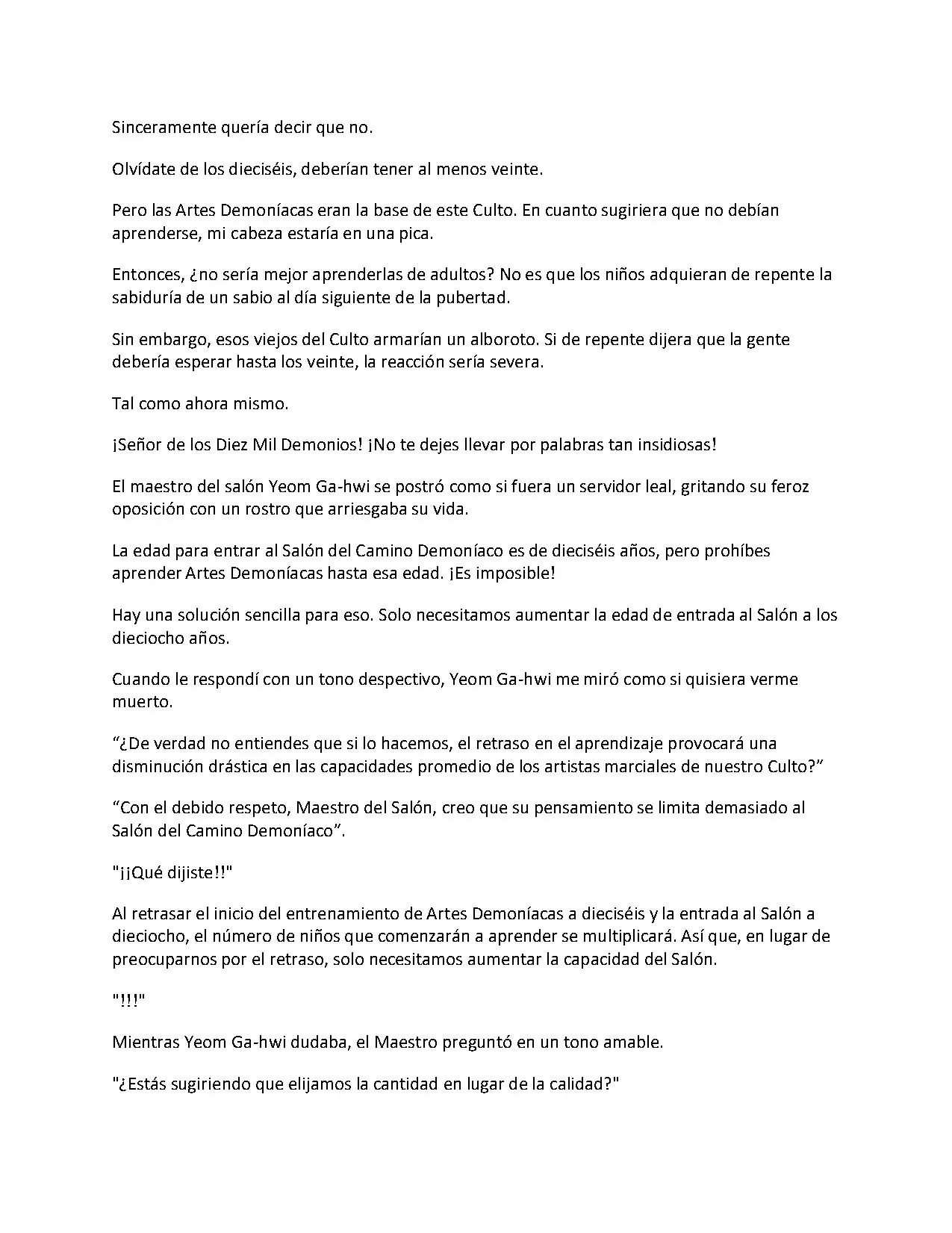 Obligado a ser Demonio Celestial capítulo 117, página 6