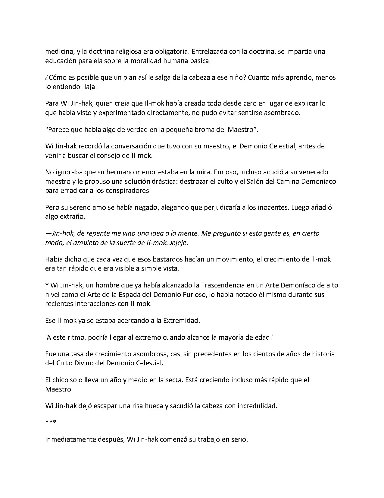 Obligado a ser Demonio Celestial capítulo 120, página 5