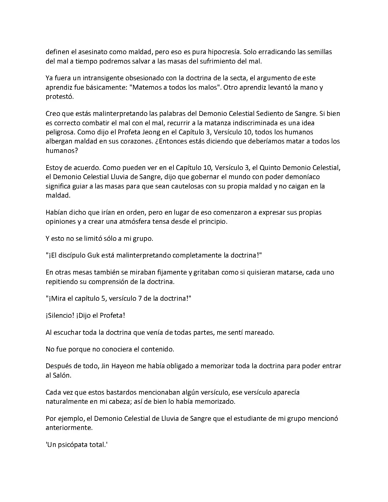 Obligado a ser Demonio Celestial capítulo 130, página 6