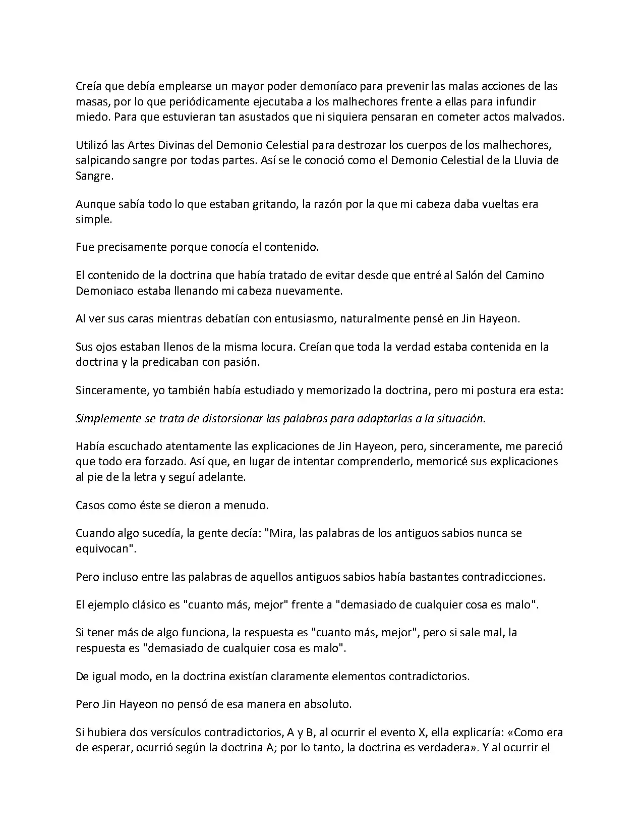Obligado a ser Demonio Celestial capítulo 130, página 7