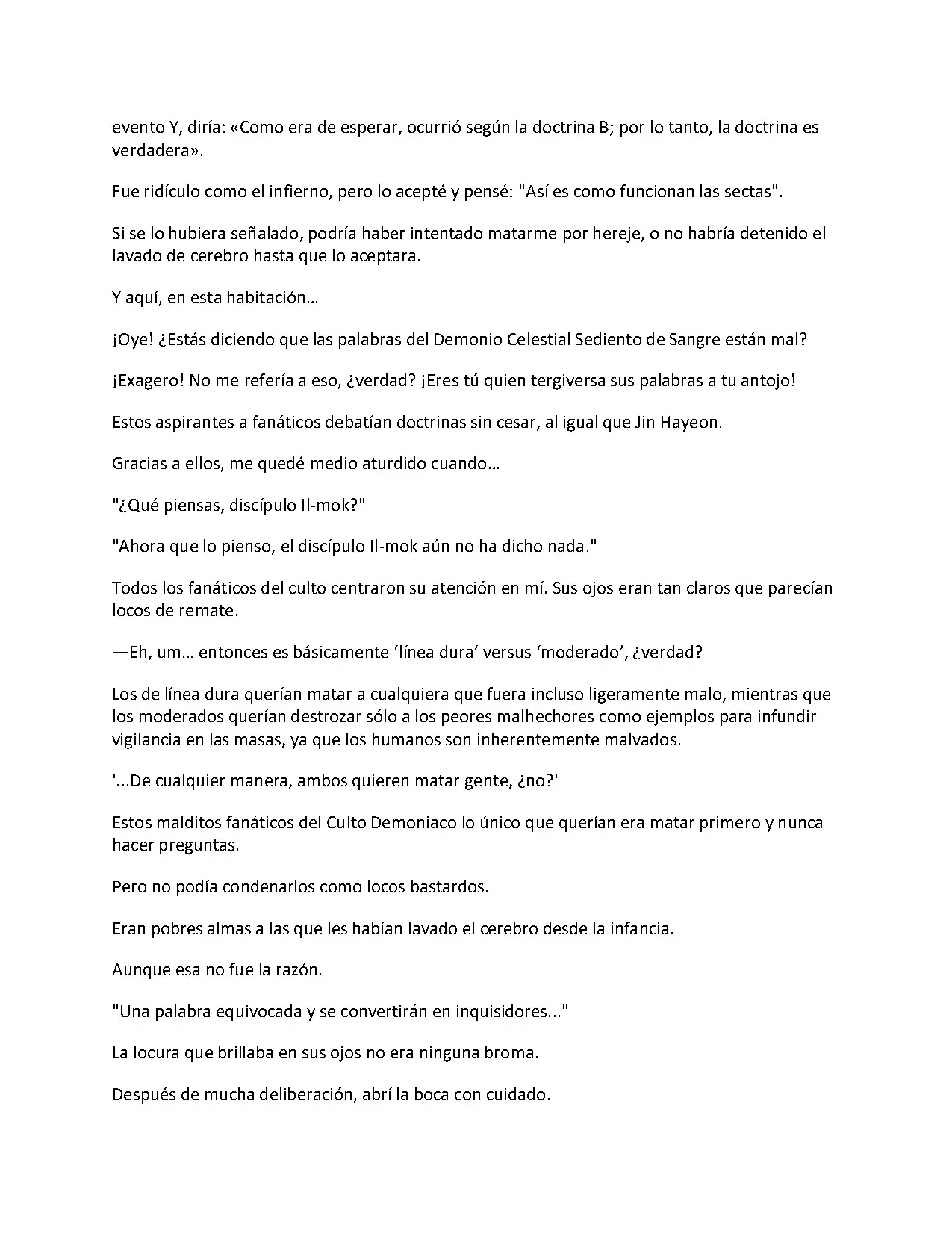 Obligado a ser Demonio Celestial capítulo 130, página 8