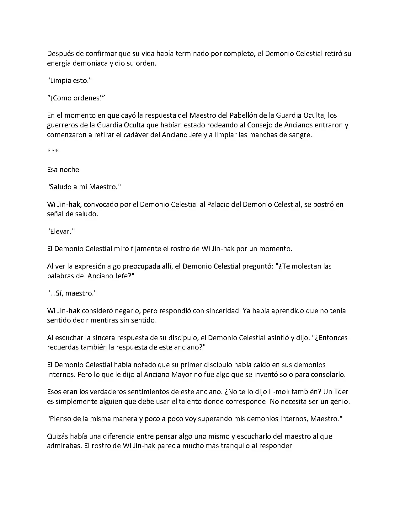 Obligado a ser Demonio Celestial capítulo 137, página 8