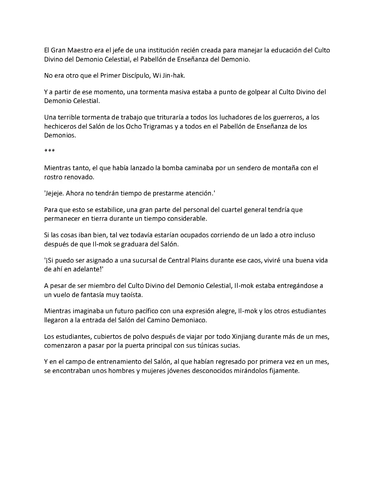 Obligado a ser Demonio Celestial capítulo 159, página 9