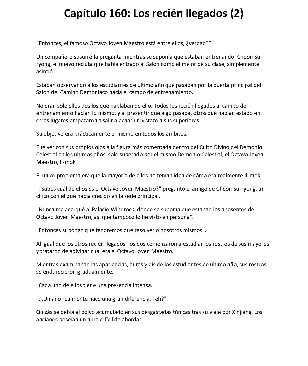 Obligado a ser Demonio Celestial capítulo 160, página 2