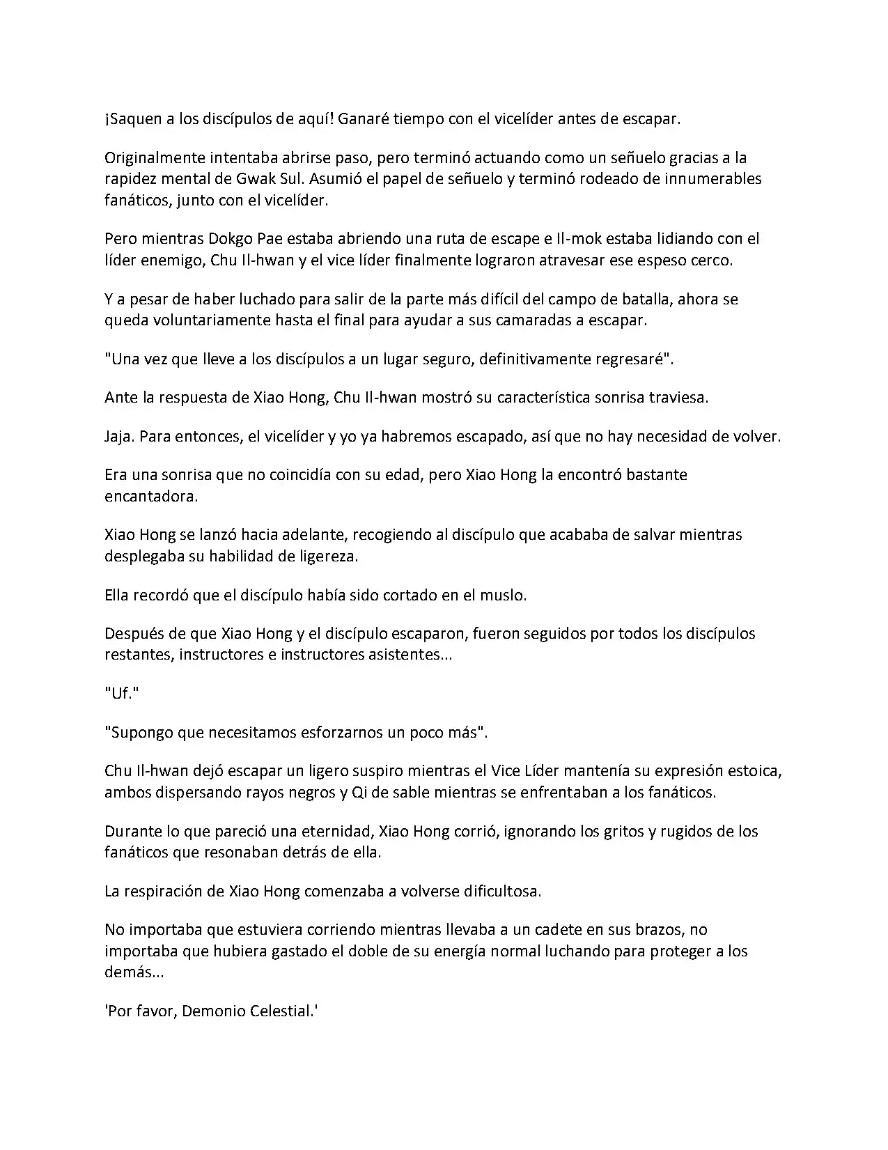 Obligado a ser Demonio Celestial capítulo 170, página 7