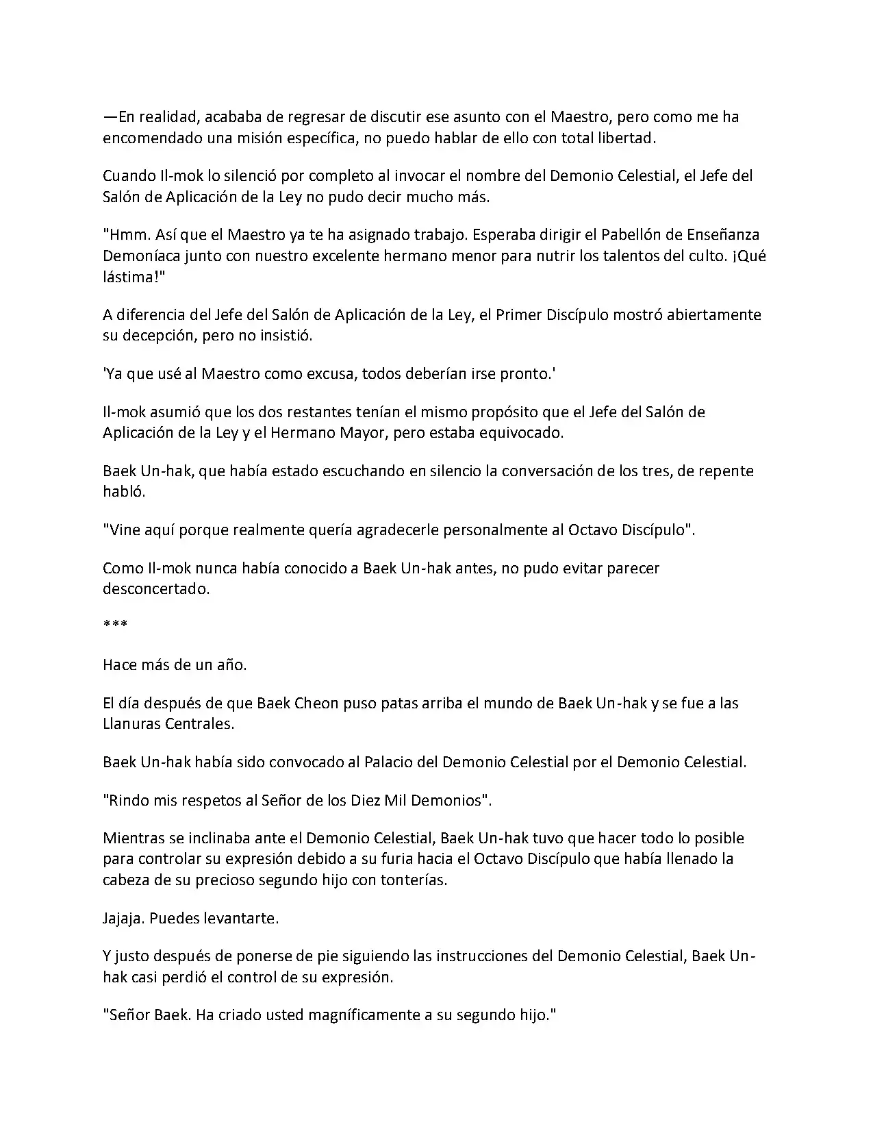 Obligado a ser Demonio Celestial capítulo 180, página 6