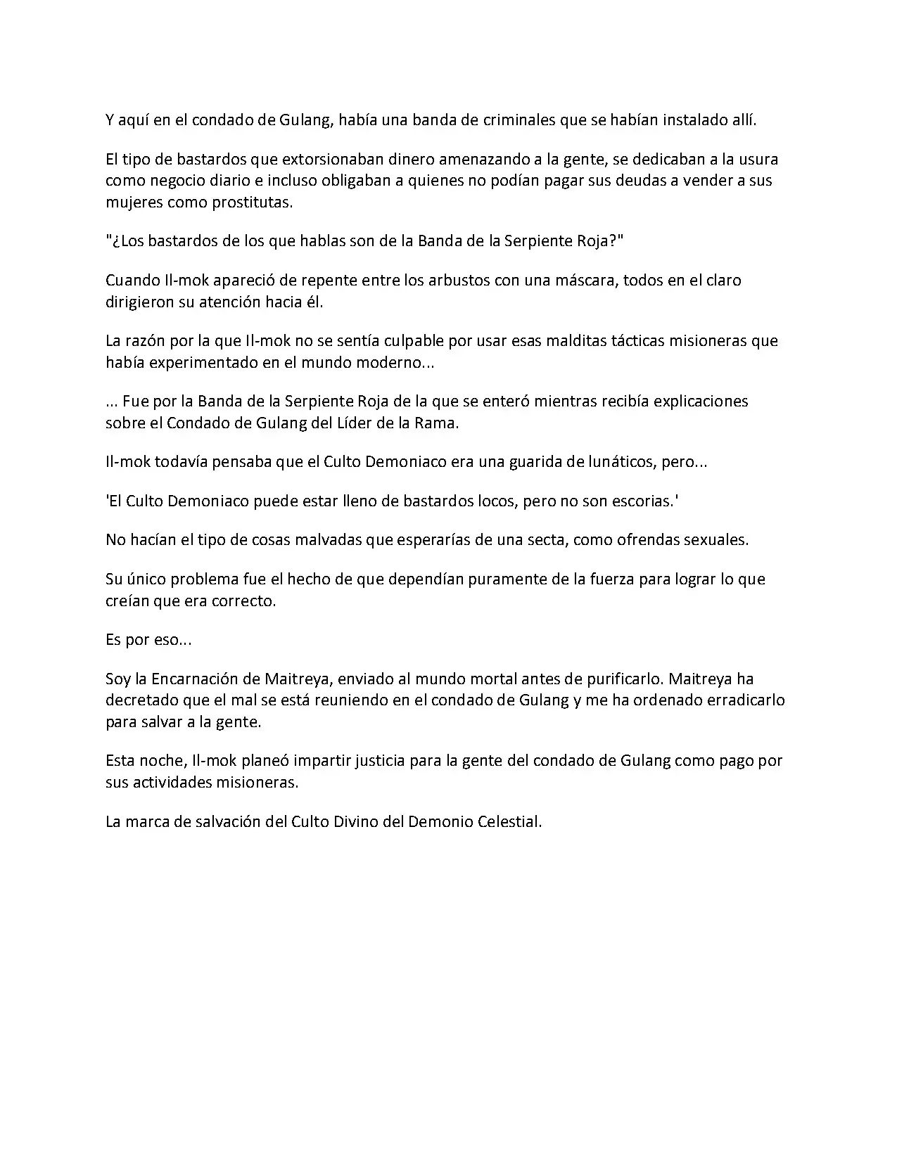 Obligado a ser Demonio Celestial capítulo 185, página 9